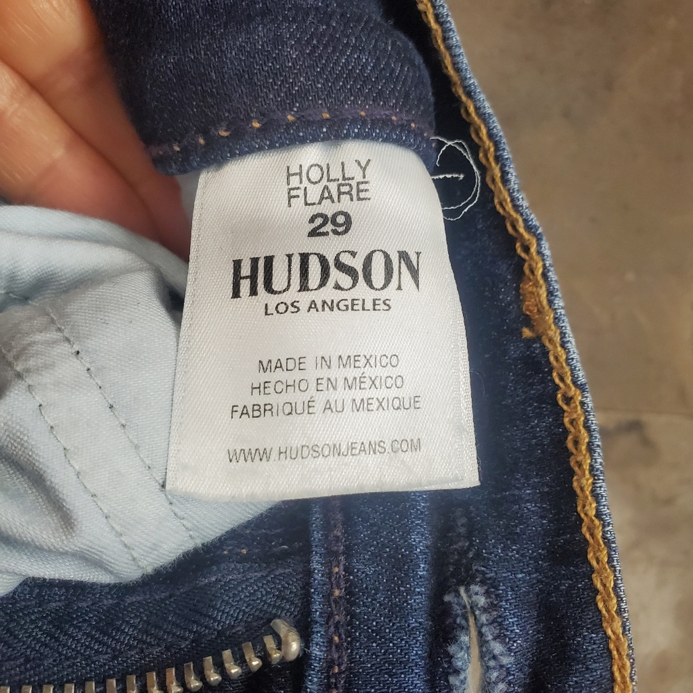 Hudson Holly Flare Highwaist Ankle Denim Jeans - Picture 10 of 12